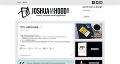 Desktop Screenshot of joshuamhood.com